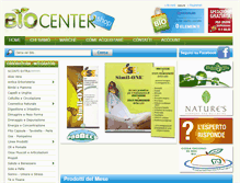 Tablet Screenshot of biocentershop.com